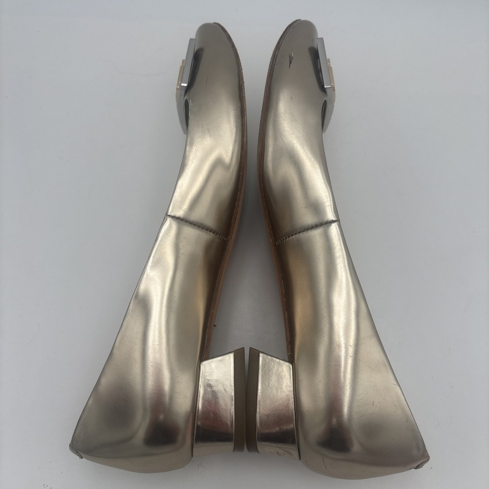 Tory‎ Burch Gold Metallic Size 6.5 M - Picture 6 of 12
